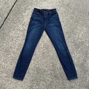 Joes Jeans High Rise Skinny Ankle Jeans Women's 27W Blue Stretch Denim